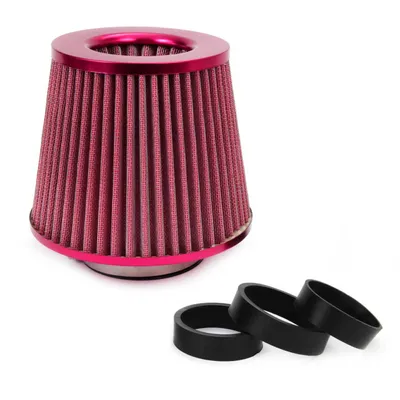 Obrázok produktu pre AMiO Vzduchový filter kužeľový + 3 adaptéry ČERVENÝ AMIO-01042