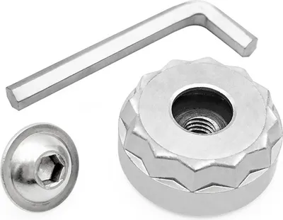 Produktbild von Adapter für oszillierendes Sägeblatt, Konverter-Kit Kohlenstoffstahl mit Sechskantschraubenschlüssel, einfache Installation, Adapter-Set für oszillierendes Sägeblatt für Starlock-Elektrowerkzeuge