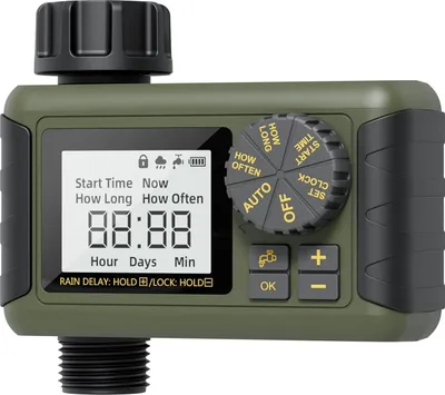 Image de Horloge d'arrosage DIIVOO WT01 Multifonctionnel Minuteur d'arrosage Arrosage temporel Arrosage cyclique Facile à utiliser