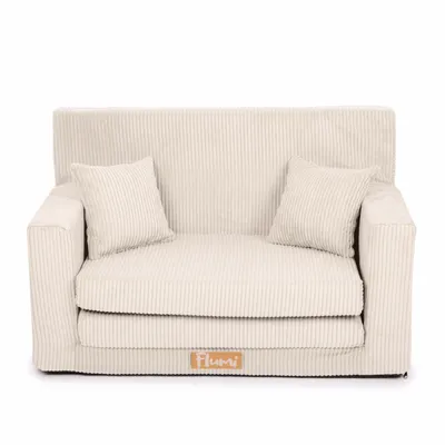Image de Flumi Canapé enfant pliable en mousse avec housse amovible – Sofa convertible pour chambre ou salle de jeux