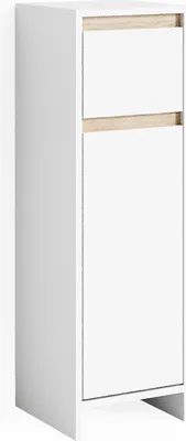 Produktbild von Vicco Midischrank Emma, 30 x 95 cm, Weiß/Sonoma