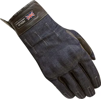 Produktbild von Merlin Icon Motorradhandschuhe, blau, 2XL