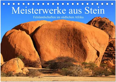 Produktbild von Meisterwerke aus Stein (Tischkalender 2025 DIN A5 quer), CALVENDO Monatskalender