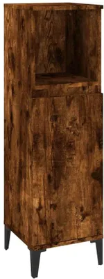 Image de Armoire de salle de bains avec espace de rangement, robuste, 1 pièce