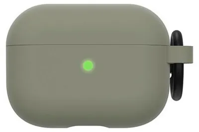 Produktbild von OtterBox Tasche Apple AirPods Pro - Ultra Zest Grau - Polycarbonat, Synthetischer Gummi Body - Sturzsicher, Kratzfest, Abriebfest, Robuster Rahmen - Karabinerclip