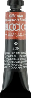 Produktbild von Blockx 3x Ölfarbe, Capucinengelb dunkel, Tube 20ml Capucien Dunkelgelb 212428BXC