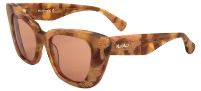Zdjęcie produktu dla Okulary przeciwsłoneczne damskie Maxmara MM0099 Havana 50/18/140