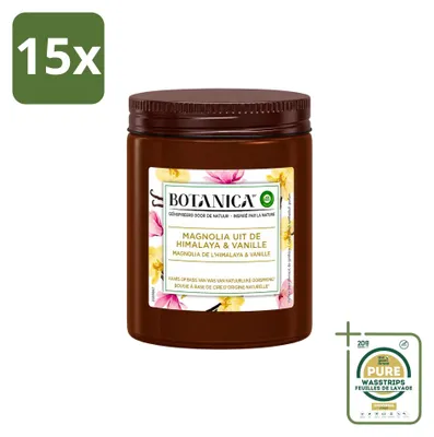 Immagine prodotto di 15 candele profumate Botanica di Air Wick, fragranza Vaniglia e Magnolia - confezione da 15 pezzi