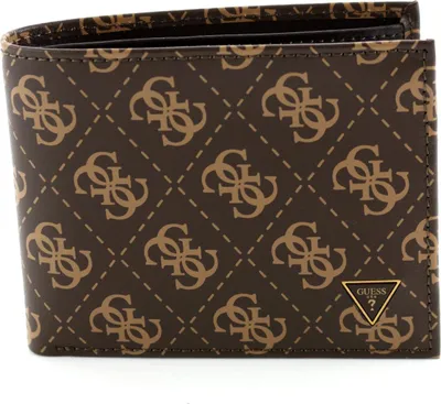Produktbild von Guess Mito Geldbörse braun mit Muster 12,1 x 10 x 2,5