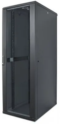 Image de INTELLINET Netzwerkschrank 36HE 600x800mm schwarz,unmontiert (Speditionsversand)