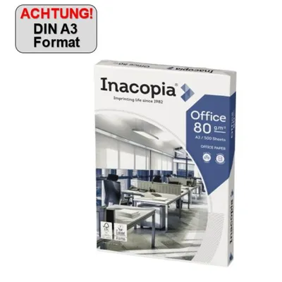 Produktbild von Inacopia Kopierpapier office 020808010561 A3 80g 500 Bl./Pack.