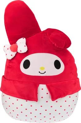 Produktbild von My Melody Kissen, Rot, ultraweich & samtig, 47 cm Höhe, 32 cm Breite, 17 cm Tiefe, für Kleinkinder & Allergiker