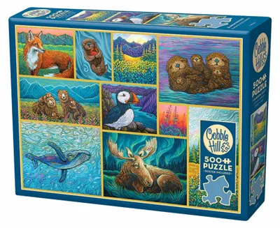 Obrázok produktu pre Zvieratá Aljašky – Puzzle 500 dielov