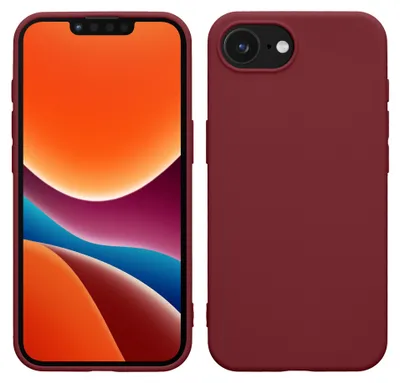 Produktbild von kwmobile Handyhülle für Apple iPhone 17e / iPhone 16e Hülle - TPU Case - Kabelloses Laden - Schutzhülle Cover in Bordeaux Violett