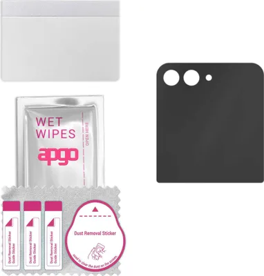 Produktbild von apgo Hybrid Privacy Schutzglas, Matt, kompatibel mit Samsung Galaxy Z Flip 5, Anti-Spy, toller Ersatz für Hartglas, kratzfester Displayschutzglas, Displayschutz, Full Glue