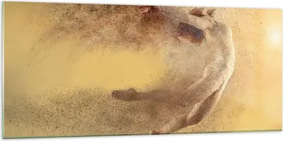 Produktbild von Bilder auf glas - Frau Abstraktion - 120x50cm - Glasbilder - Wandbilder - Kunstdruck - zum Aufhängen bereit - Wanddekoration aus Glas - Glas Bilder - Wandbild auf Glas - Einteilig - GAB120x50-4061