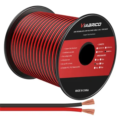 Obrázek produktu pro Elektrický kabel, 60 metrů, 14 AWG, 2 x 2,0 mm², flexibilní a ohebný
