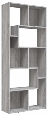 Obrázek produktu pro vidaXL Knihovna Grey Sonoma 67x24x161 cm výrobek ze dřeva