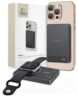 Obrázok produktu pre Tech-Protect Pb33 Lifemag Magsafe Power Bank 5000Mah Black