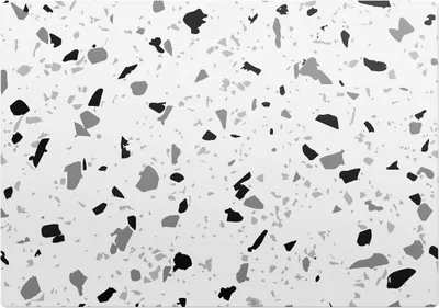 Produktbild von Terrazzo abstrakt – Bodenschutzmatte – Stuhlunterlage 100x70 cm – Rutschfest – Hartbodenmatte