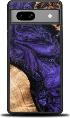 Produktbild von Holzhülle Bewood Unique - Violet für Google Pixel 7A