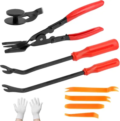 Produktbild von Hefboomwerkzeug Set 7-teilig, mit Handschuhen und Aufbewahrungstasche, für Autoreparaturen