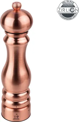 Produktbild von PEUGEOT Salzmühle PARIS CHEF 22cm Edelstahl Kupfer Zirkonia-Mahlwerk Gewürzmühle