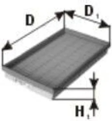 Produktbild von Luftfilter PZL Filters WA50232 passend für PEUGEOT 307 CC (3B) Filtereinsatz