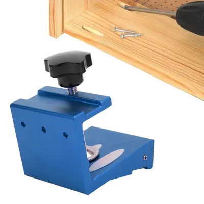 Image de Guide de perçage pour trou de poche, gabarit pour trou de poche pour le travail du bois, localisateur de poinçon pour le travail du bois, ouvreur de trou de poche pour le perçage, outil de poinçonnage pour le travail du bois