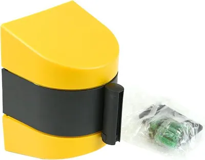 Produktbild von Kassette mit Absperrband zur Wandbefestigung Gelb & Schwarz  x 10 m x  - Gelb & Schwarz - Acrylonitrile Butadiene Styrene (ABS) - In -  & Outdoor - Nutzung - CRT - 005 - YB