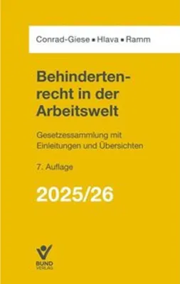 Obrázek produktu pro Behindertenrecht in der Arbeitswelt 2025/2026