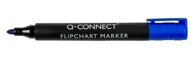 Produktbild von Runder Flipchart-Stift, blau – Q-Connect