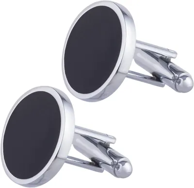 Imagen del producto de Pulsadores para camisa de hombre, de tela blanca, tamaño estándar, para ocasiones formales