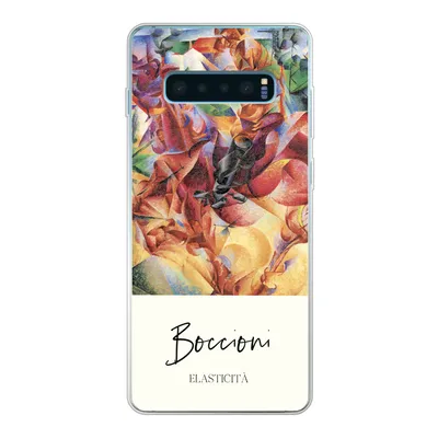 Produktbild von MuchoWow® Handyhülle Schutzhülle Hülle für Samsung Galaxy S10 Plus Kunst - Umberto Boccioni - Elasticità Silikon Softcase Handy Hülle - Schutzhülle