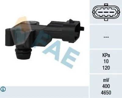 Produktbild von FAE 15099 Ladedrucksensor für OPEL Corsa D Schrägheck (S07) Saugrohr