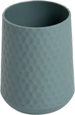 Obrázok produktu pre HOMLA PAMUK kúpeľňový hrnček zelený 8,1x8,1x10,5 cm
