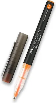 Obrázek produktu pro FABER-CASTELL 348315 FABER-CASTELL Free Ink Tintenroller grau 1,5 mm, Schreibfarbe: orange, 1 St.