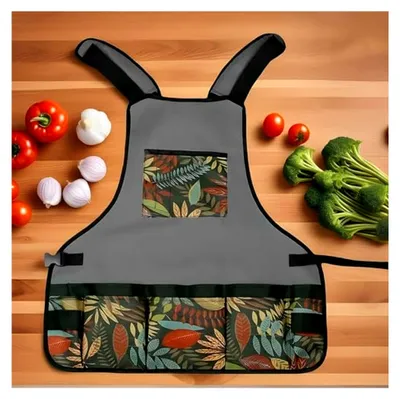 Produktbild von Gartenschürzen | Arbeitsschürze für Erwachsene – Robuste Schürze für Grillen, Kochen, Kunst und Gartenarbeit