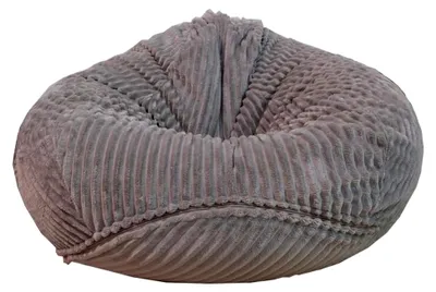Produktbild von Sitzsackbezug ohne Füllung für Stofftiere und Aufbewahrung (Hellgrau, X-Large)