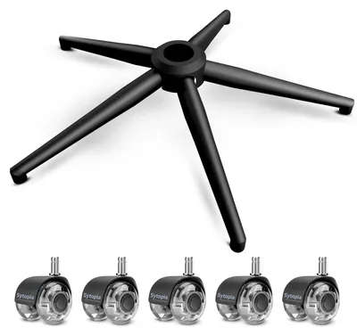 Produktbild von Bürostuhl, Metallfußkreuz 24 Zoll, belastbar bis 1180 kg, für Büro
