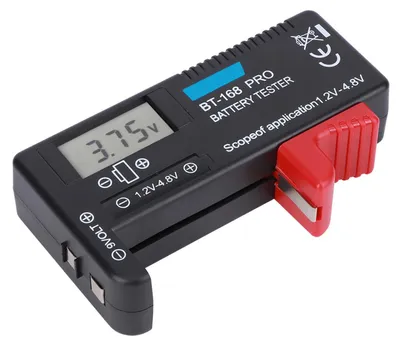 Productafbeelding van Digitale LCD-batterijtester voor AAA, AA, 9V Batterijen