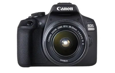Image de Canon EOS 2000D - - Appareil photo reflex numérique - 24,1 MP CMOS - noir