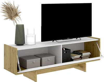 Immagine prodotto di Ardmore - Mobile Porta tv, 30x150x50h cm Bianco, 3 Ripiani