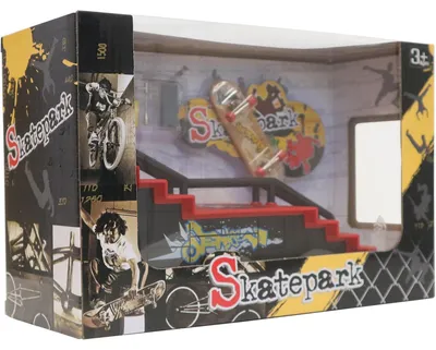 Zdjęcie produktu dla Finger skateboard park z akcesoriami, 4-f.s.