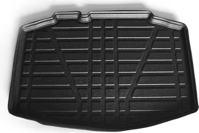 Zdjęcie produktu dla Wykładzina bagażnika do VW Polo 2017-2025 hatchback czarna TPE