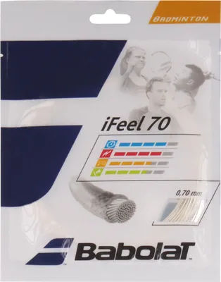 Obrázek produktu pro Babolat iFeel 70 badmintonový výplet 10,2 m bílá balení 1 ks