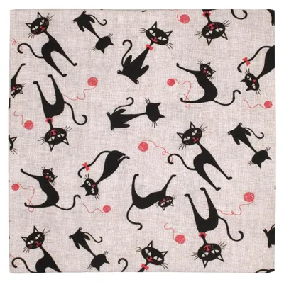 Produktbild von Kissenbezug 20x20cm mit Reißverschluss Katze Mimi