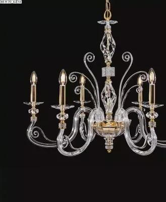 Immagine prodotto di Lampadario  oro, lampada da soffitto, lampadario a sospensione, cristallo