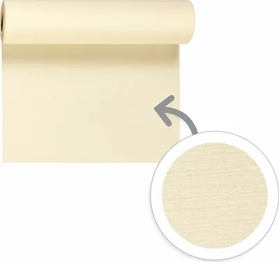 Image de Chemin de table Duni Evolin Tete a Tete cream 0,41x24 m