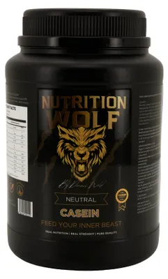 Immagine prodotto di Nutrition Wolf Casein Powder 1000g Proteine a lenta digeribilità per la costruzione muscolare